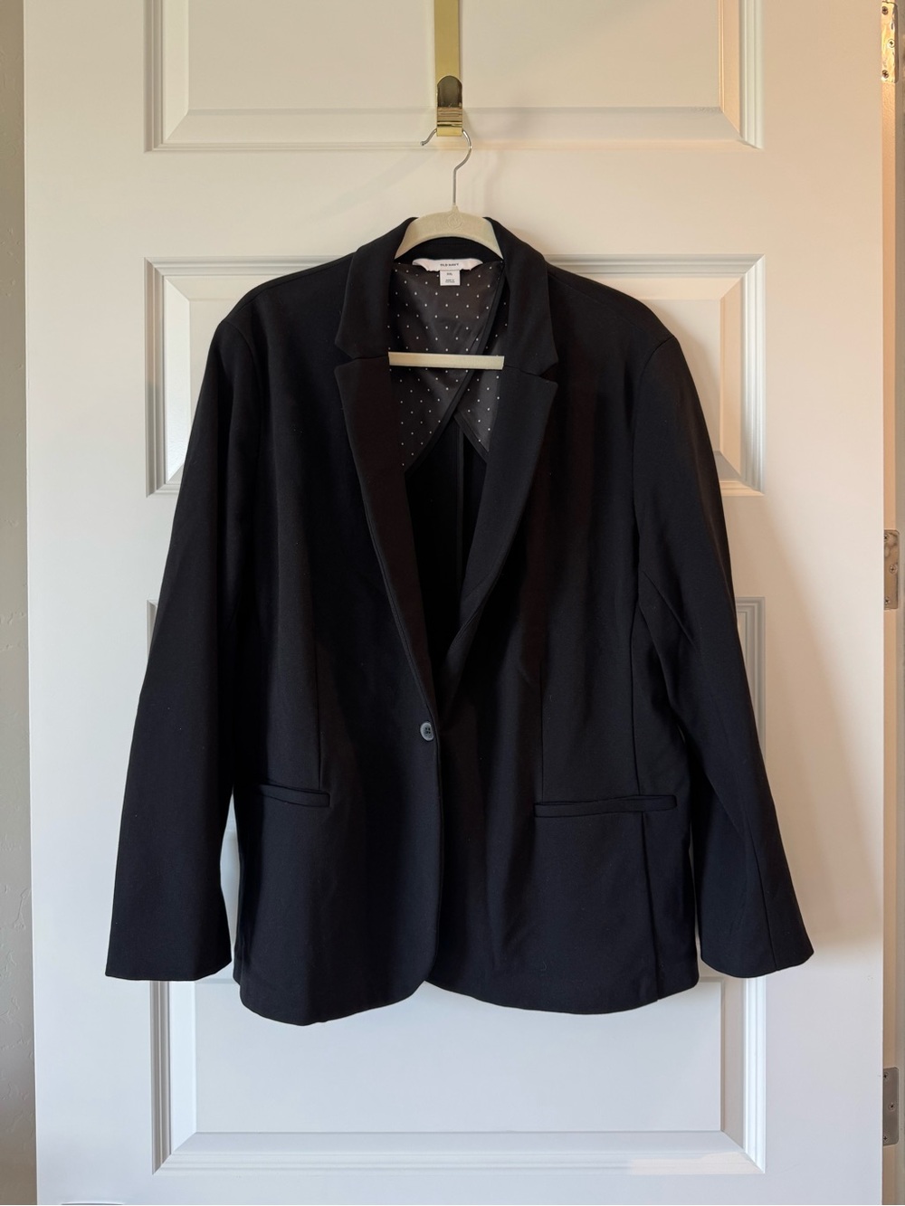 Old Navy Black Women's Single-Button Blazer Size XXL